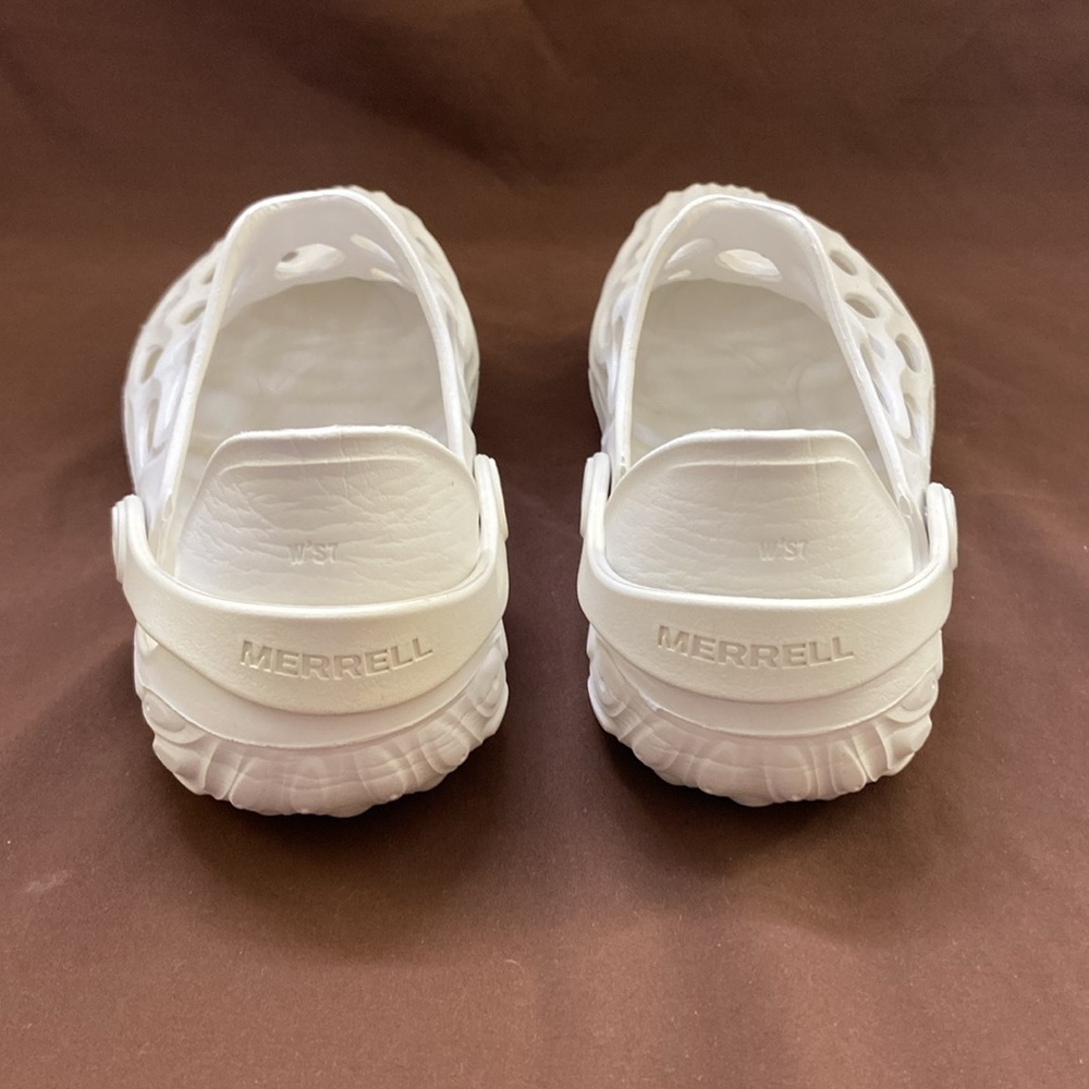 Merrill Hydro Moc, Women’s,White Clogs. Size-W’S 7. - Picture 5 of 10